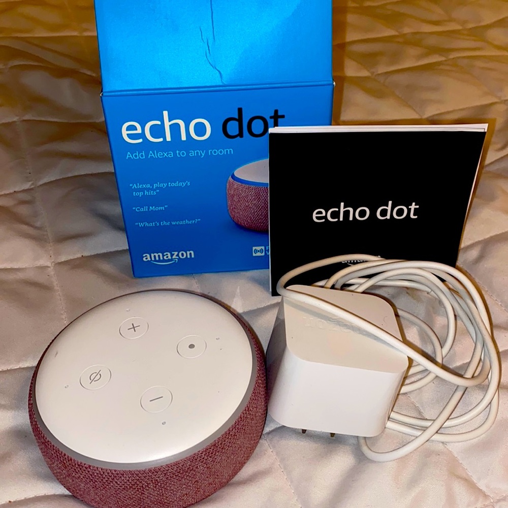 Pink 3rd Generation Echo Dot
